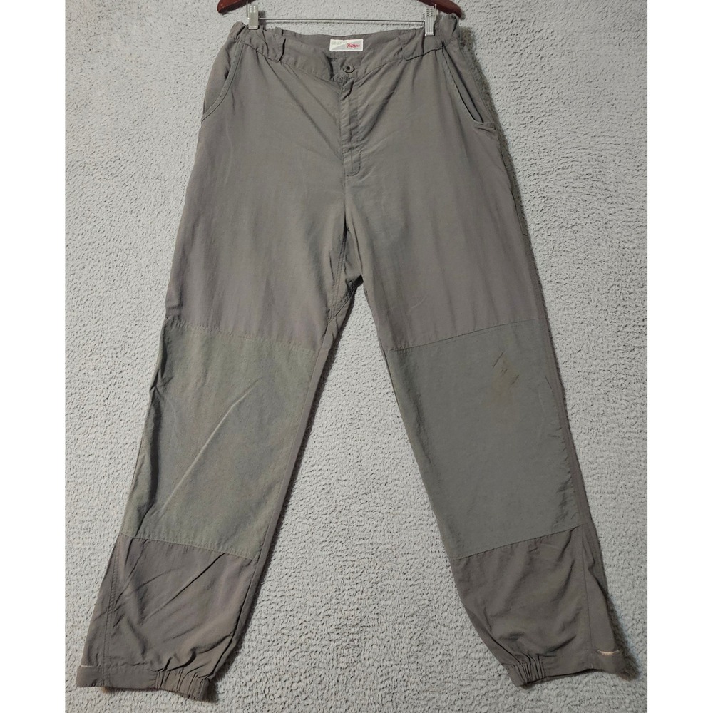 Rail Riders Pants Men's Size Large‎ x 32" Gray Technical Hiking Gorpcore Nylon